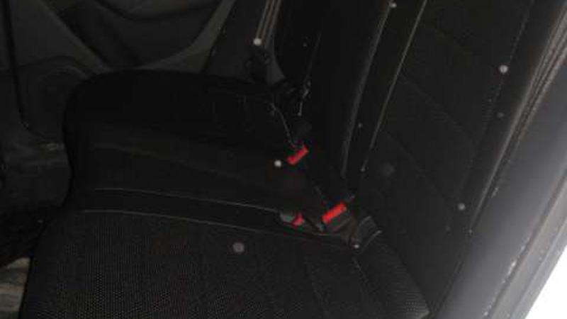 Авточехлы для Audi Q3 черный на задние сиденья